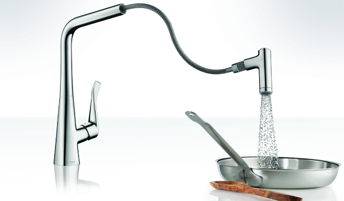 Hansgrohe_Metris 2-Spray HighArc Kitchen Faucet